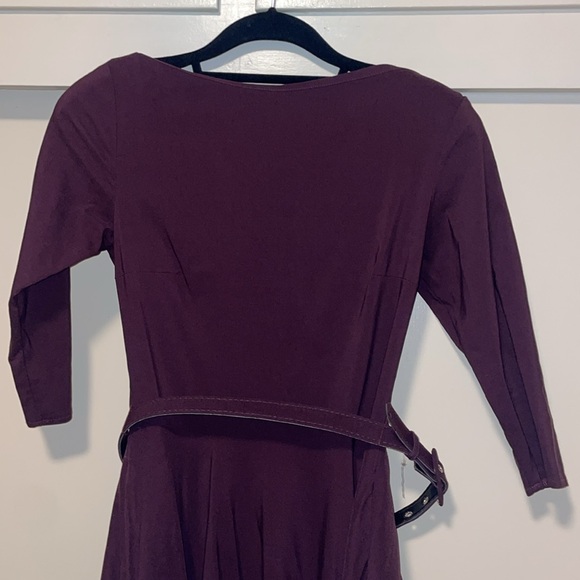Unique Vintage Plum Dress 6/8 EUC! Perfect for parties - Picture 4 of 16